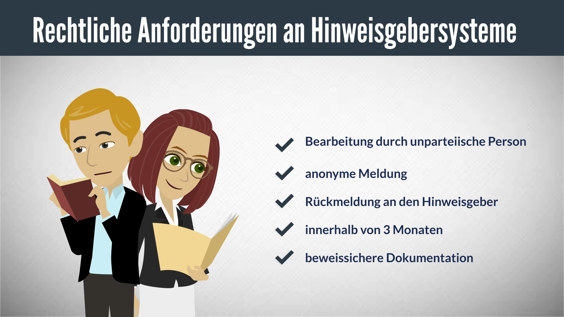 Rechtliche Anforderungen an Hinweisgebersysteme